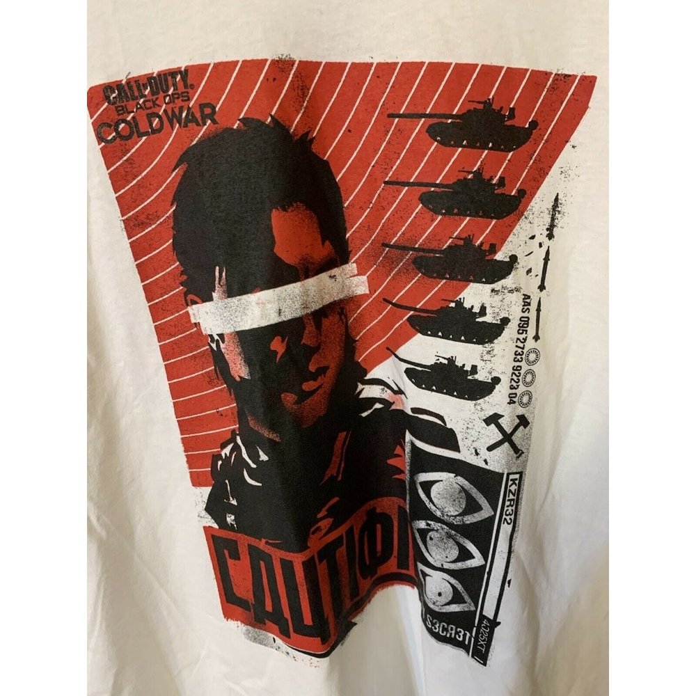 Call‎ Of Duty Black Ops Cold War T shirt Men’s L white